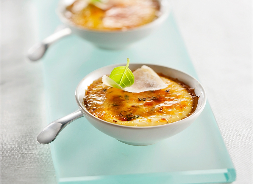 Crème brûlée au parmesan | Intermarché